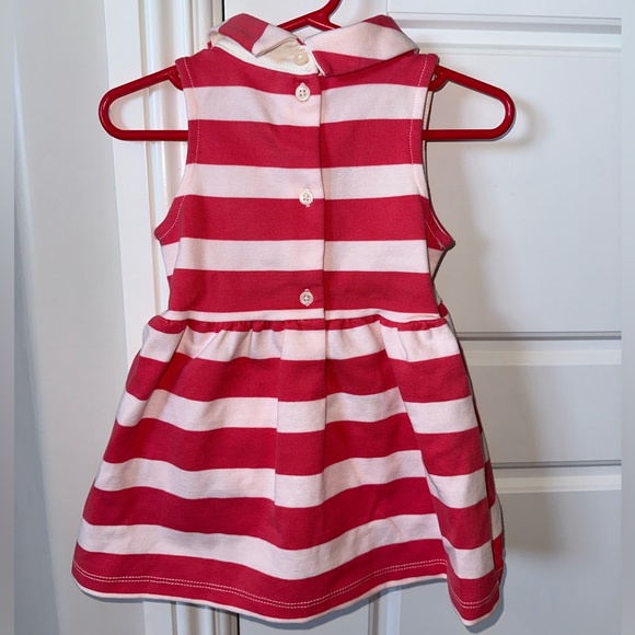 NWT! Janie and Jack infant striped dress! Size: 6-12 months. Cute button details - Picture 8 of 8
